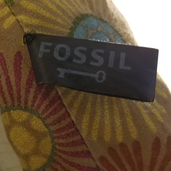 Cream Knit Canvas Floral Pattern Satchel Bag - Picture 10 of 12